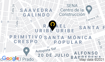 Mapa de Ya Inversiones en Cali
