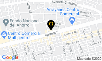 Mapa de Yaivet Pet Shop en Ibagué