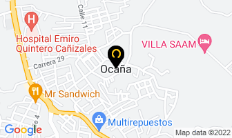 Mapa de Yalon'S Pizza en Ocaña