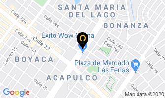 Mapa de Yamarinos Ltda. en Bogotá D.C