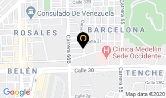 Mapa de Yantar Gourmet en Medellín