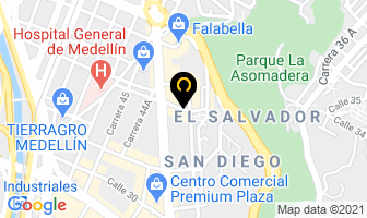 Mapa de Yellow Cargo Ltda. en Medellín