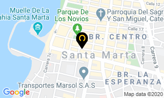 Mapa de Yesid Del Castillo Martinez en Santa Marta