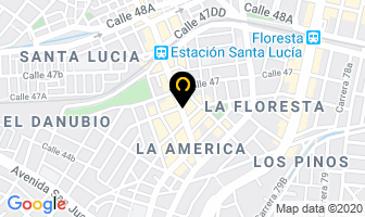 Mapa de Yeskin Spa en Medellín