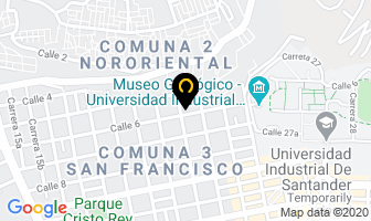 Mapa de Yesoft Colombia en Bucaramanga