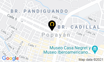 Mapa de Yesos Decorativos en Popayán