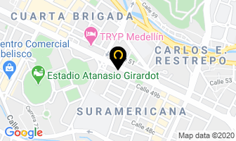 Mapa de Yiri Bar Discoteca en Medellín