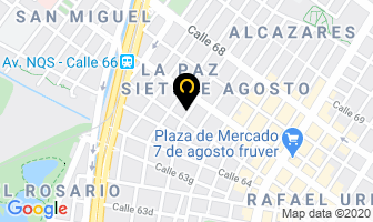Mapa de Yiro Repuestos en Bogotá D.C
