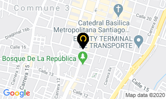Mapa de Yiyo´s Pizza en Tunja