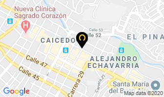 Mapa de Yoga Basico en Medellín