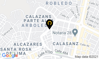 Mapa de Yoga Calazan en Medellín