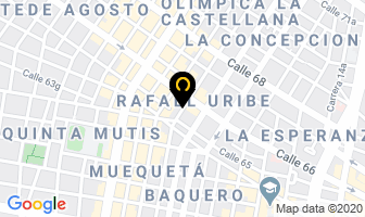 Mapa de Yury Bags Ltda en Bogotá D.C