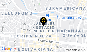 Mapa de Zaber Ltda. en Medellín