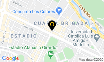 Mapa de Zafari Tennis en Medellín