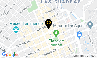Mapa de Zafra Pizza en Pasto