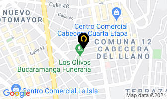 Mapa de Zan Comunicaciones en Bucaramanga