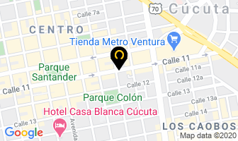Mapa de Zarzamora Gourmet en Cúcuta