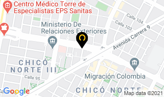Mapa de Zebracom International S.a. en Bogotá D.C