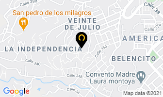 Mapa de Zenartes en Medellín