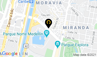 Mapa de Zeta Institucional en Medellín