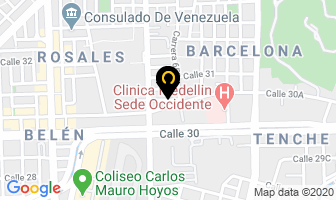 Mapa de Zibor Desarrollo De Software en Medellín