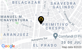 Mapa de Zincados Del Valle Ltda. en Cali