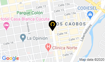 Mapa de Ziru's Pizza en Cúcuta