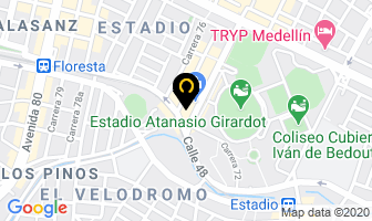 Mapa de Zona Cero en Medellín