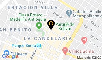 Mapa de Zona Libre en Medellín