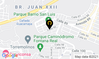Mapa de Zona Party en Bucaramanga