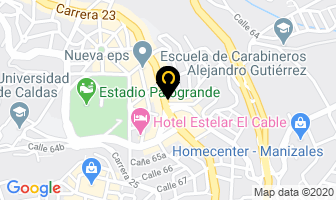 Mapa de Zona Refrescante en Manizales