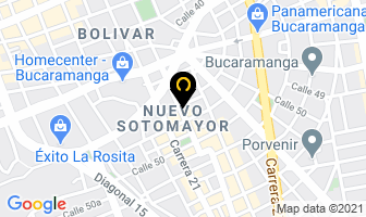 Mapa de Zona Scooter en Bucaramanga