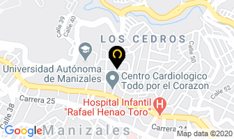 Mapa de Zona Tórrida en Manizales