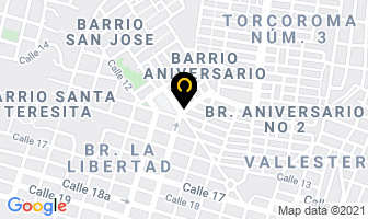 Mapa de Zona Verde Comidas Rápidas en Cúcuta