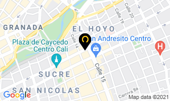 Mapa de Zoom Teléfonos en Cali