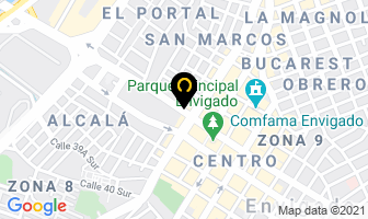 Mapa de Zoomoda en Medellín