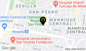 Mapa de Zoser Ltda en Medellín