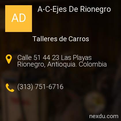 Taller Ejes de Rionegro Taller Ejes de Rionegro