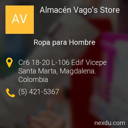 Almacén Vago's Store en Santa Marta - Teléfonos y Dirección