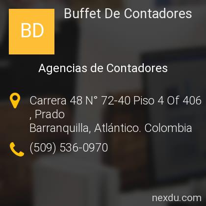 Buffet De Contadores en Barranquilla - Teléfonos y Dirección
