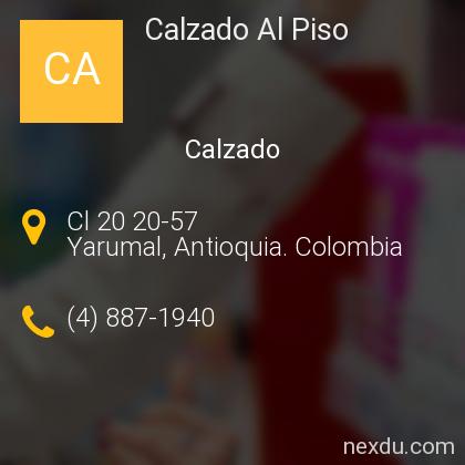 calzado al piso yarumal