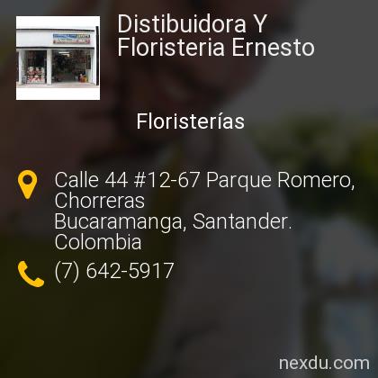 Distibuidora Y Floristeria Ernesto en Comuna 5 Garcia Rovira, Bucaramanga -  Teléfonos y Dirección