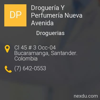 droguería y perfumería nueva avenida