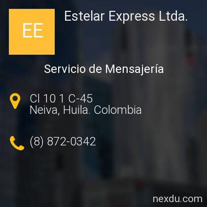 Sucursales de Estelar Express en Huila Neiva ▷ Horarios