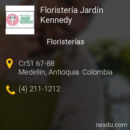 Floristería Jardín Kennedy en San Pedro, Medellín - Teléfonos y Dirección