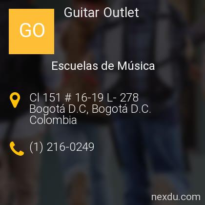 Guitar Outlet en Rincon De Las Margaritas, Bogotá D.C - Teléfonos y  Dirección