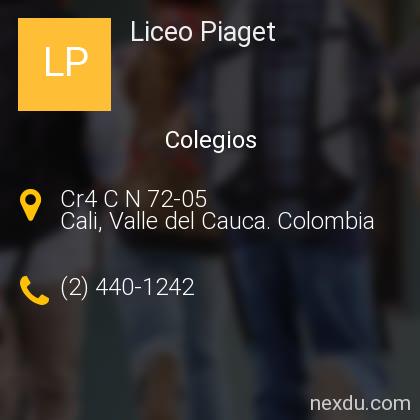 Liceo Piaget en Ciudadela Floralia Cali Tel fonos y Direcci n