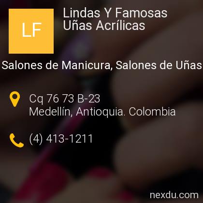 Lindas Y Famosas Uñas Acrílicas en Laureles, Medellín - Teléfonos y  Dirección