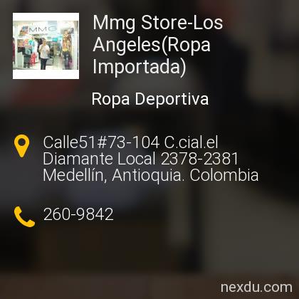 Mmg Store-Los Angeles(Ropa Importada) en Medellín - Teléfonos y Dirección