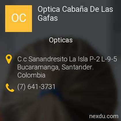 Optica Cabaña De Las Gafas en Bucaramanga - Teléfonos y Dirección